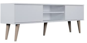 Petits-meubles Meuble TV 160 cm Toronto - Blanc