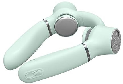 Neck Fan, Portable Hanging Neck Fan,Cold Comprss Air Conditioner Mini Fans Rechargeable, 360°Wrap-around Personal Fan Multifunction with Strong Airflow, 3 Speed Setting