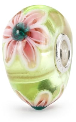 Trollbeads People's Uniques Kollektion 2023 limitierte Edition (Pinke Blumen)