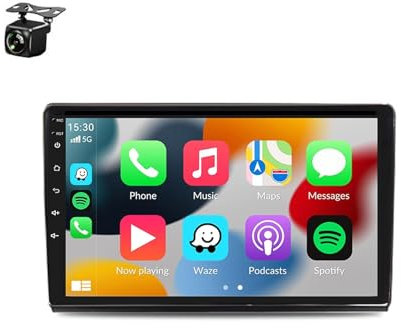 Autoradio touch screen da 9 pollici con autoradio Bluetooth per Fiat Bravo 2007 2008 2009 2010 2011 2012 Plug And Play Android 12 Autoradio 2 Din Radio Android Bluetooth automatico USB RVC SWC ( Size