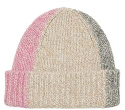 Marc O'Polo Denim Damen Strickmütze aus Woll-Mix Beanie, Grau (Medium Grey Multi 02), One Size