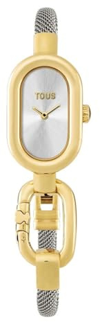 TOUS Watches hold Damen Uhr analog Quarzwerk mit Edelstahl Armband 3000131900