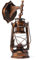 Wiyuer Rustikal Wandlampe Vintage Laterne Lampe Garten Retro Leuchte Wandleuchte Außen Antik nostalgisch Außenleuchte E27-Fassung Metall Plastik für Flure Treppenhäuser Hotels Motels GelbeBronzefarbe