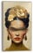 REINDERS Gerahmtes Bild, Frida Paint Stripe, Wohnzimmer, Poster, Wanddeko, Room Decor, MDF, Gold, 118x70cm