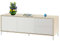 Miroytengo Mueble TV Salón Comedor Brooklyn Melamina Ideal Organizador Espacios Modernos Roble Canadian y Blanco Artik 130 cm
