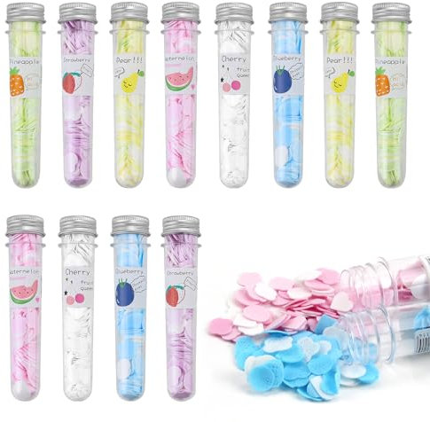 SJUNJIE 12 Stück Mini Seife Mild Seife Tragbare Klein und Kompakt Seifenblätter für Unterwegs Dekontamination Seifenblätter Geeignet für Outdoor-Reisen Grillen Wandern und Camping