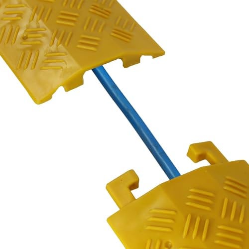 Vigil Cable Protector Ramp - Floor Protector for Cables - Wire Cover - Cable Management Solution - Channel to Protect Wires & Prevent Trips - 1000mm x 130mm x 20mm