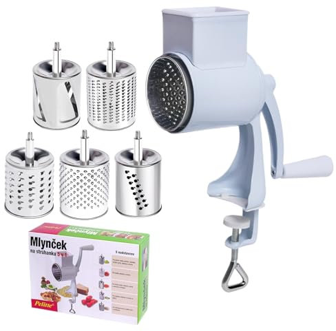 Manual Nuts Grinder Machine, Hand Walnut Peanut Grinder Aluminum Alloy Dry Mill Crusher Wheat Feed Grinding Machine, for Corn Wheat Oats Berries Coffee Beans, Cheese shredding