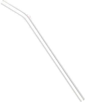 OKUMEYR Strohhalme Aus Glas Wiederverwendbar Herzform Spülmaschinenfest Für Smoothies Säfte Tees Zuhause Und Restaurants