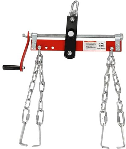 gafdu Motorhub-Nivellierer, Motorlast-Nivellierer - Garage Load Balancer,0,9 Tonnen Tragfähigkeit, robuste, verstellbare Motorhebemaschine für Werkstattkran-Hebezeuge