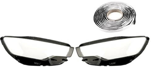 LST 2x Scheinwerferglas Streuscheibe Frontscheinwerfer Glas Abdeckung links rechts Set kompatibel mit Audi A6 4G C7 Allroad Avant Limousine 2010-2014