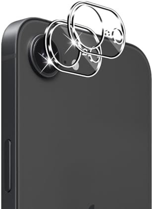 GEEMEE 2 Stück kompatibel mit iPhone 16e Kameraschutz für Panzerglas Schutzfolie, 9H Härte HD-Klare Anti- Kratzer Kamera Displayschutz, 2.5D Blasenfrei Folie Gehärtetes Glas Folie