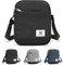 SKYSPER URBANX3 Umhängetasche Klein Herren Anti-Diebstahl Herrentasche Mini Messenger Bag Perfekt Für Travel Plane Und Festival (Schwarz)