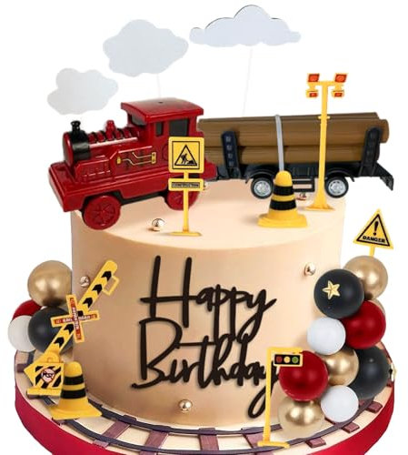 Zug Kuchen Dekorationen Mini Zug Tortendekoration Verkehr Spur Eisenbahn Kuchen Dekorationen Zug Thema Geburtstag Party Supplies