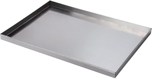 Vaschetta di Raccolta Condensa, 0,8 mm, Vassoio Durevole, Raccogli Condensa, Vaschetta di Ricambio in Acciaio Inossidabile Anti-rottura(60x120x4cm(24x47x1.6in))
