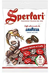 Sperlari - Caramelle Dure Con Goloso Ripieno Al Caffè Lavazza, Senza Glutine, Incartate Singolarmente - Sacchetto Da 175 Gr