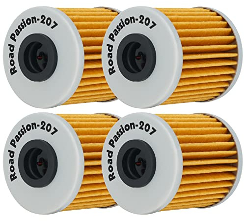 Road Passion Filtro Olio per KAWASAKI KX250 2006-2008/KX250F 249 2004-2017/KX450F 449 2016-2017(4 per pacchetto)