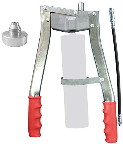 SAMOA Profi-Zweihand-Hebelfettpresse PZP; Kartuschen 400 / 500 g; Material Stahl; pulverbeschichtet - 41037000