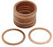 sourcing map 20pcs Joint Cuivre 22mm Dia Interne Rondelle Cuivre étanchéité joint anneau Auto 22x27x1mm