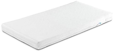 Sensillo - Matratze 70x140 - Kindermatratze 2-schichtig: Kokos - Schaumstoff - für Kinderbett oder Reisebett, mit abnehmbarem und waschbarem Bezug