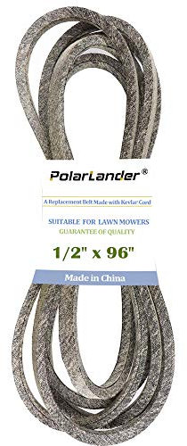 Courroie de carter de coupe en Kevlar 1/2 x 96 Remplacer pour Craftsman SPM201671081, Cub Cadet754-04060, Jo/hn Dee/re GX10851, MTD754-04060, 754-04060B, Sabre GX10851 Toro 102741 Murray 037X87MA