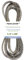 Courroie de carter de coupe en Kevlar 1/2 x 96 Remplacer pour Craftsman SPM201671081, Cub Cadet754-04060, Jo/hn Dee/re GX10851, MTD754-04060, 754-04060B, Sabre GX10851 Toro 102741 Murray 037X87MA