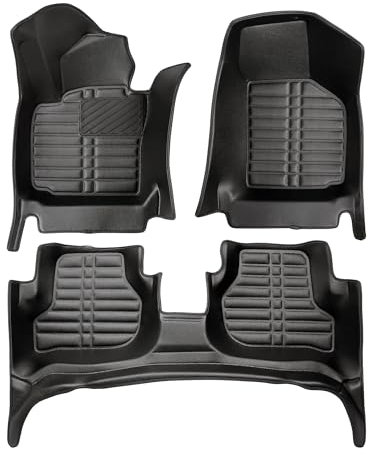 fussmattenprofi.com Auto Fussmatten Kompatibel mit VW Golf 6 Baujahr 2008-2012 I 100% Passgenau Geruchlos Allwetter Fussraumschale I 5D Premium TPE Fußmatten Set