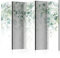 murando - Paravent Raumteiler Innen grüne Blätter 225x172 cm 5-teilig Einseitig Raumtrenner Trennwand Holz Room Divider Mobiler Sichtschutz Spanische Wand Raum Abtrennung Efeu Natur b-C-0615-z-c