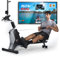 YM Faltbarer Rudergerät Row 1000, geräuscharm, ergonomisch, robust und kompakt, 8 Stufen, Bluetooth + App Coach Training und Video (Kinomap), Schiene aus Aluminium, multifunktionales Display