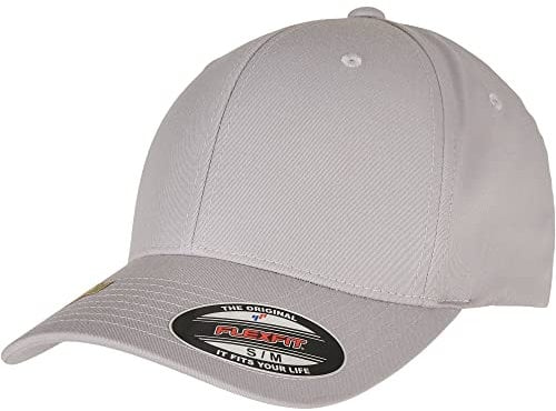 Flexfit Unisex Recycled Polyester Cap Baseballkappe, Silver, S/M