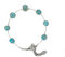 Sospiri Venezia Pulsera para Mujer con 7 Cuentas de Vidrio de Murano, Diámetro de 0,3 pulgadas, Joyería Original de Vidrio de Murano, Idea de Regalo, Certificada Hecha en Italia (Azul Celeste)