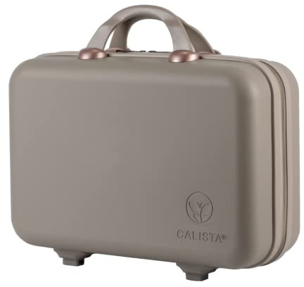 Calista Beauty Case Hair & Beauty Organizer, Pop-Up Vanity & Styling Station, Storage & Travel Case, Heat-Resistant Hair Tool Storage, Dove Grey