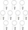 IKEA SYRLIG Vorhangring mit Clip und Haken, 25 mm, Weiß