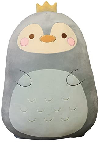 BYNYXI 60cm Plüschtiere Pinguin, Niedliche Pinguin Umarmungskissen Cartoon Schwein Braunbär Pinguin Kuscheltier Kawaii Tier Dekokissen Lange Plüsch Schlafkissen für Mädchen Jungen Kinder Geschenk