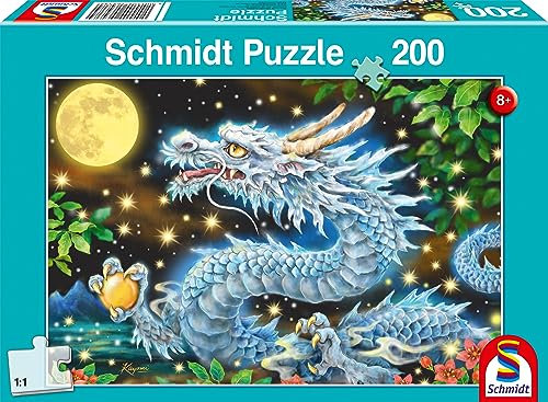 Schmidt Spiele 56438 Drachenabenteuer, 200 Teile Kinderpuzzle