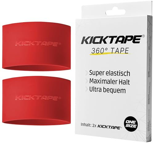 KICKTAPE® Schienbeinschonerhalter aus extrem schonendem Silikon für Schienbeinschoner Fußball Herren, Damen & Kinder, rutschfest & abwaschbar, Football, shin Guard Holder