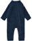 Mikk-line WALKOVERALL 56 Blue Nights | Wollwalk Overall Baby | Baby Schlafanzug Aus Wolle Für Baby Und Kleinkind | 95% Wolle - 100% mulesingfrei Merinowolle | Schlafanzug Baby Ohne Füße