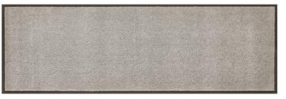 andiamo Fußmatte Verdi - rutschfeste Schmutzfangmatte innen für den Eingangsbereich - ideal als Türmatte oder Fußabtreter für die Haustür 60 x 180 cm in Silber