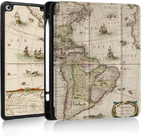 Trizoanic Schutzhülle für iPad 10. Generation (10,9 Zoll, 2022) mit dreifach faltbarem Ständer, stoßfester TPU-Rahmen, eingebauter Stifthalter, unterstützt Schlaf/Wachen, Universumsbeobachtung