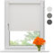Radeco® Verdunklungsrollo ohne Bohren klemmfix 110 x 150 cm (BxH) hellgrau, Fenster rollos für innen, Rollo ohne Bohren, klemmrollo, fensterrollo, verdunkelungsrollo, rollos für Fenster ohne Bohren