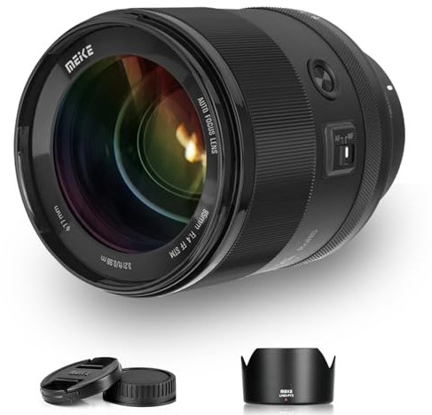 Meike 85mm F1.4 Vollformat Autofokus STM Porträtobjektiv mit großer Blende für Nikon Z-Mount Kameras Z5 Z50 Z6 Z6II Z7 Z7II ZFC Z30 Z8 Z9