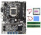 AMIUHOUN B75 BTC Motherboard 8XUSB+G550 CPU+2XDDR3 8G 1600Mhz RAM+SATA Cable+Switch Cable+Thermal Pad B75 USB Motherboard