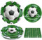 120 Packs Boys Sports Theme Football Birthday Decor - Football Party Supplies & Tableware Set Serves 40