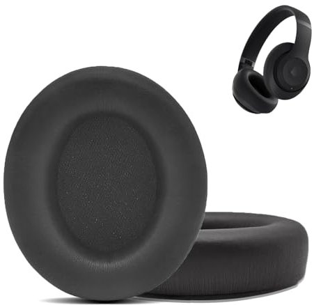 Replacement Ear Pads for Beats Studio Pro, Ear Cushions Earpads Replacement, Beats Studio Pro Ear Covers, Headphones Accessories with Soft Protein Leather & Memory Foam