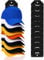 2 Pack Hat Organizer for Baseball Caps, Hats Racks for Wall Cap Holder Hold Up to 20 Hats Wall Mounted Hat Hooks Hanger for Door Closet(Black)