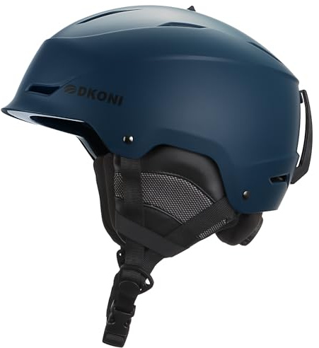 DKONI Skihelm & Snowboardhelm für Herren, Damen & Kinder, Verstellbare Passform, 3-stufiges Belüftungssystem, Robuste PC-Schale mit EPS-Schaum