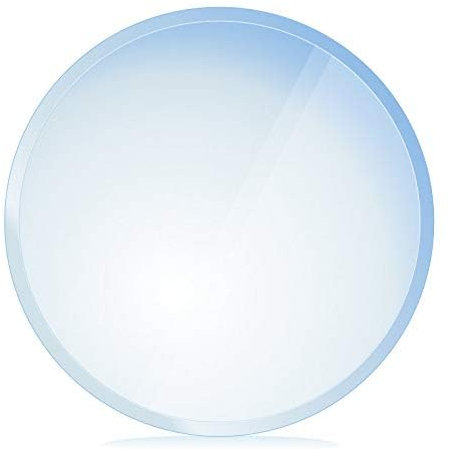 BIJON Funkenschutz-Platte mit Facettenschliff | Glasplatte Kaminofen | Kaminschutz mit ESG Sicherheitsglas | Kamin Zubehör | Kamin Glasplatte | Kreis Ø 100 cm | 6mm