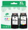 COLORETTO 512 XL (1 Schwarz,1 Farbe) Ersatz-Tintenpatrone für Wiederaufbereitete Druckerpatronen zur Verwendung mit Pixma MP230 MP280 MP495 MP270 MX360 MX420 iP2700 MP250 für Canon PG-512XL 512 XL