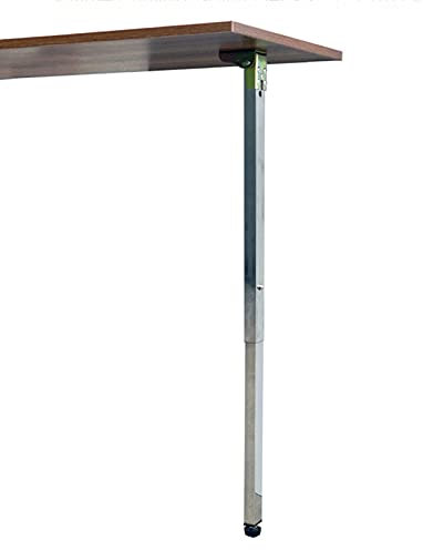 SZITW Teleskop-Möbelbeine aus Edelstahl für DIY-Tische, verstellbare und klappbare Beine für Esszimmer-, Büro- und Stehtische, 70 cm Höhe