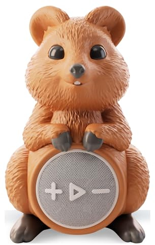 Lisciani - RAINY DAYS Quokka - Rechargeable Wireless Bluetooth Speaker - USB Type-C - Animal Design Speaker - For Teens From 12 Years - Musical Activity Without Screen - Original Gift Idea